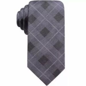 Ryan Seacrest Distinction Men's Purple Plaid Silk Necktie